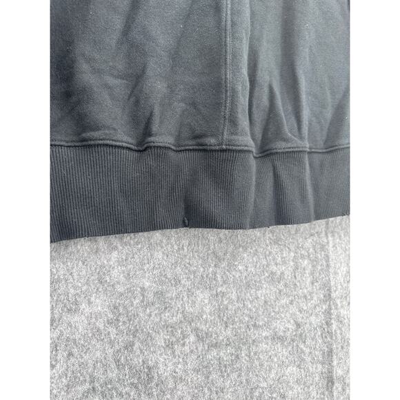 Aerie Cozy Black Crew Neck Vintage Distressed Sweater Oversized Women’s Small - Picture 6 of 7